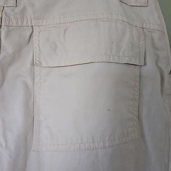 a.n.a Womens Cream Lightweight Wide Leg Pants Size 10 Pockets Summer - Picture 4 of 11
